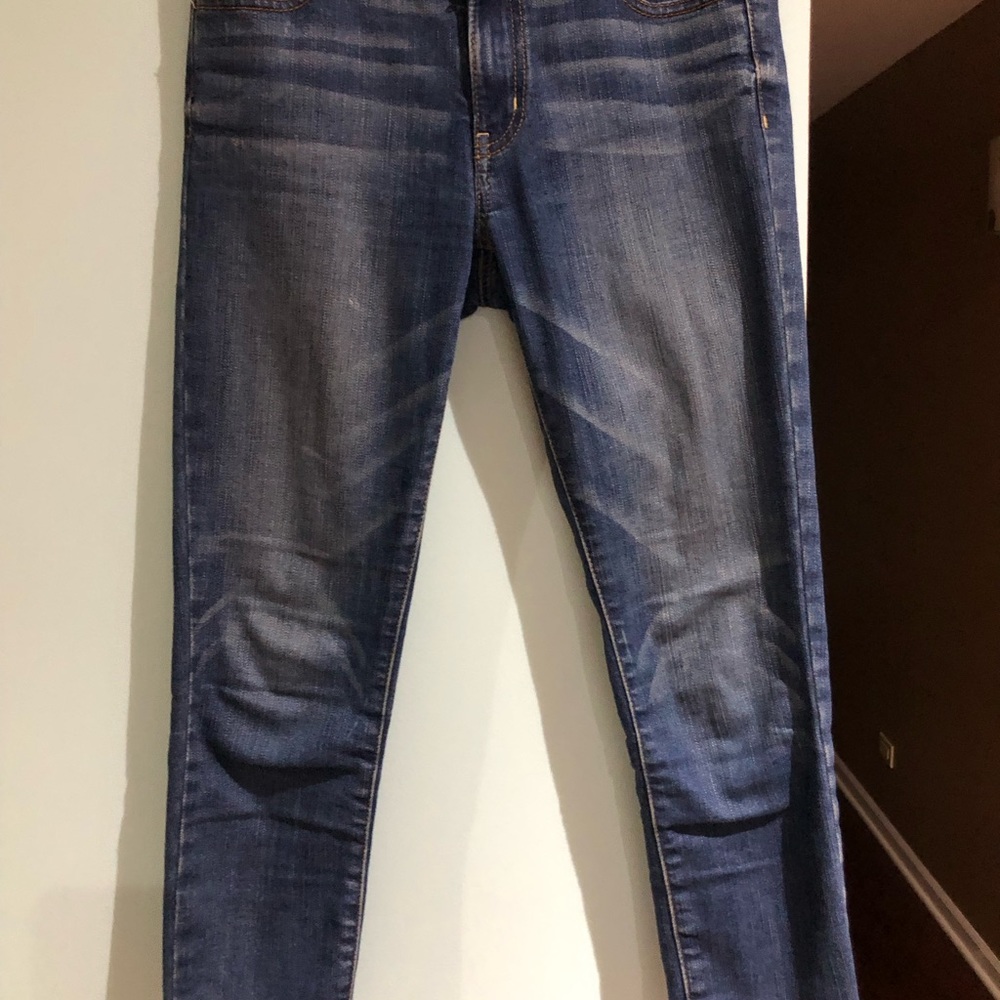 American Eagle Outfitters Hi Rise Crop Super Stretch Jeans Size 2